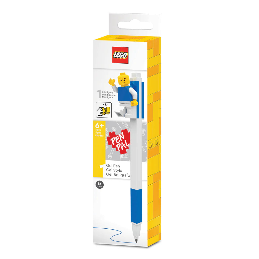 LEGO® Pen Pal Gel Pen with Minifigure Blue