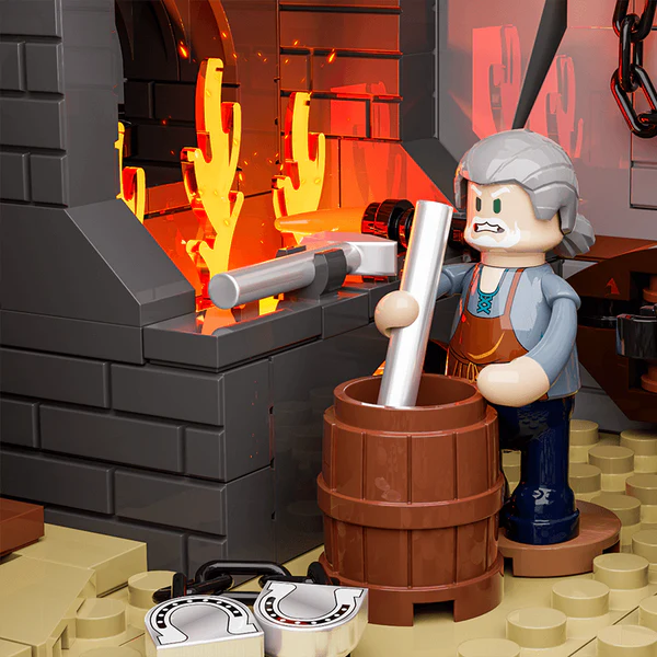 Lumibricks Old West Blacksmith