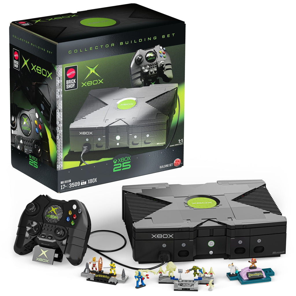 Mattel Brick Shop Microsoft Xbox Building Kit 3509 Pieces