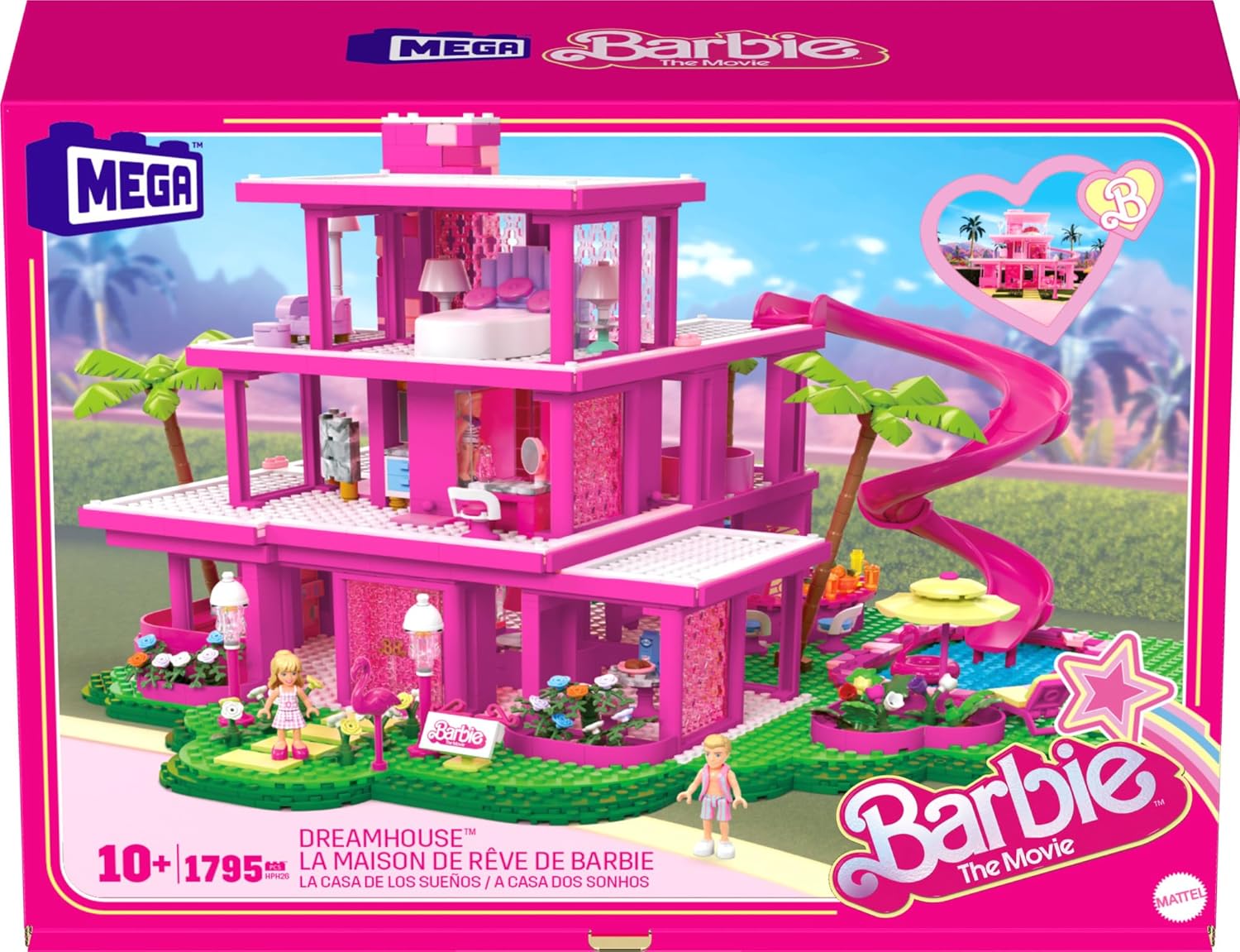 MEGA Barbie The Movie Dream House Replica