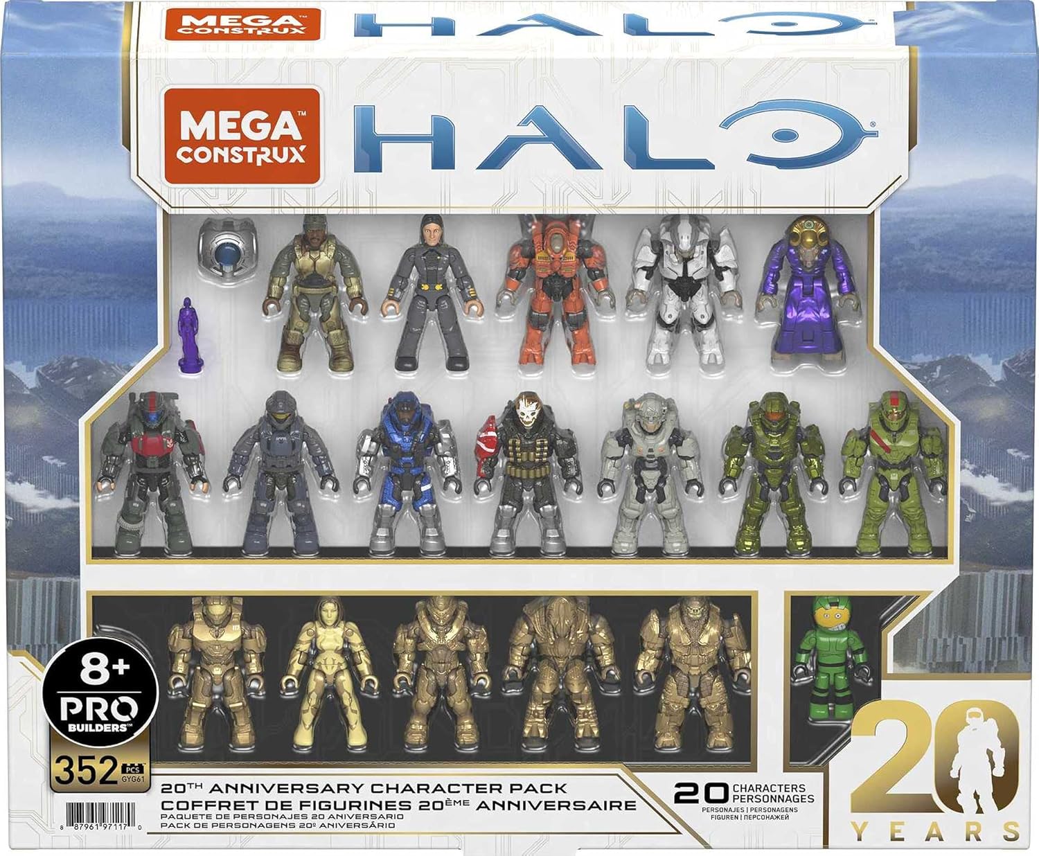 MEGA Halo Action Figure , 20th Anniversary Character Collector Pack