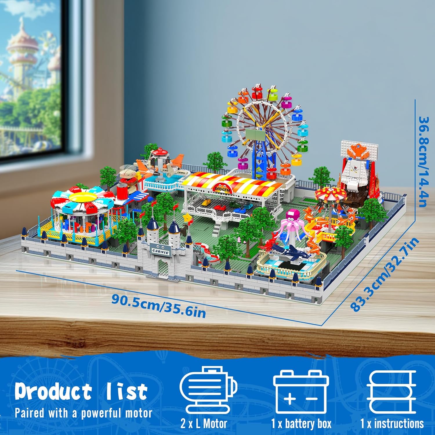 Mould King Amusement Park (Motorized with RC)