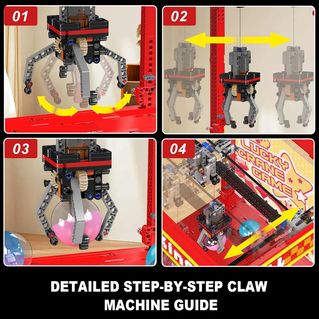 Mould King Claw Machine (Motorized with RC)