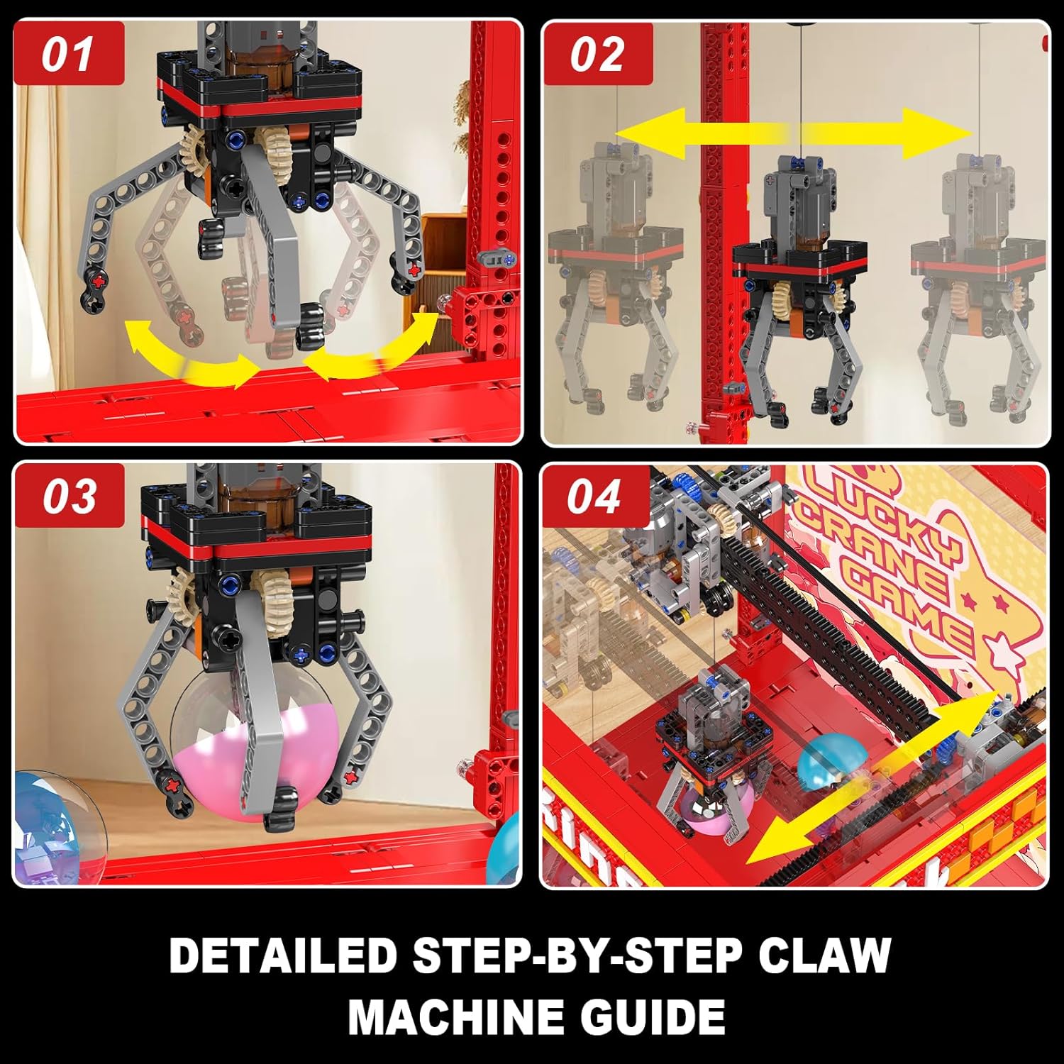 Mould King Claw Machine (Motorized with RC)