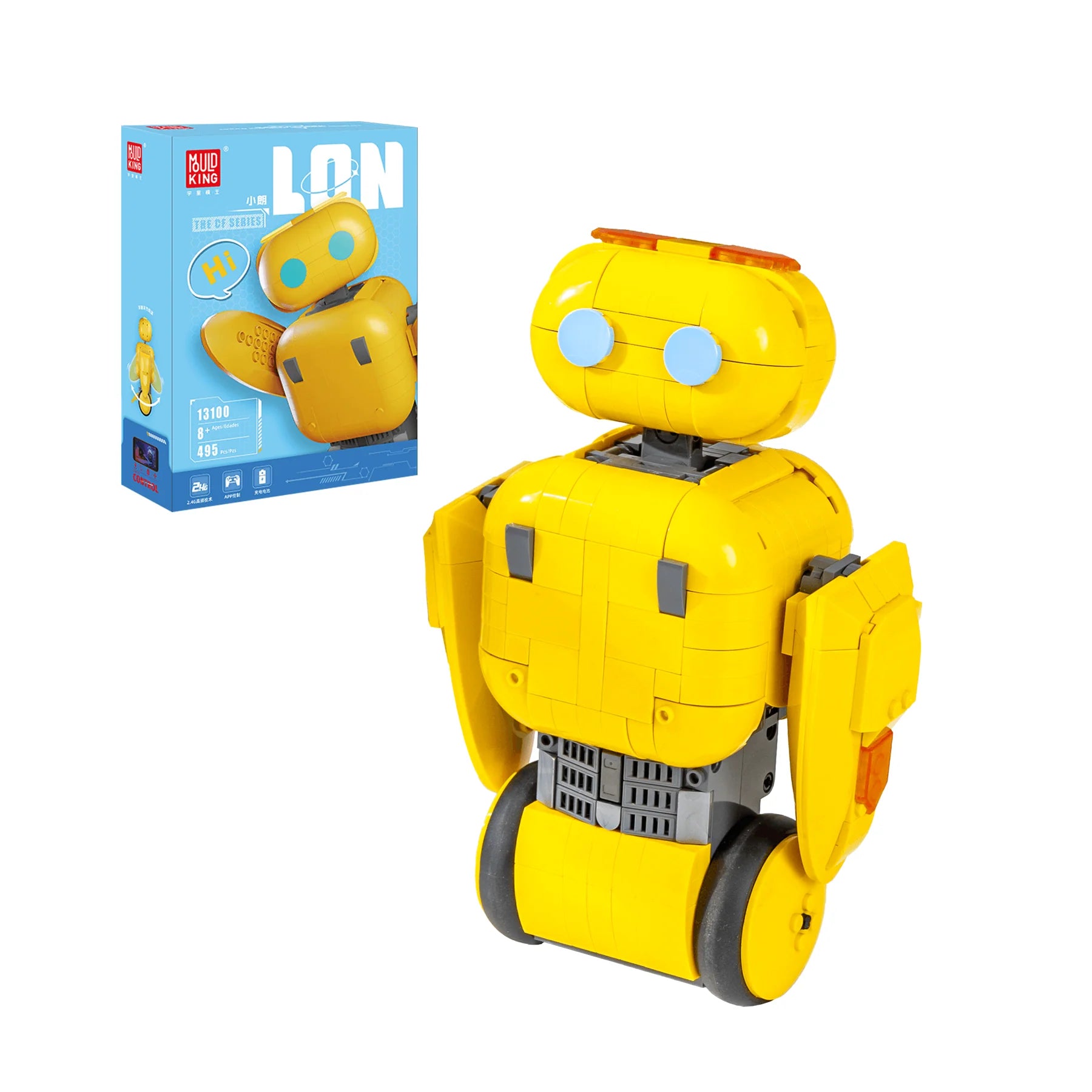 Mould King STEM Programmable RC Self-Balancing Robot Building Set | 496 PCS