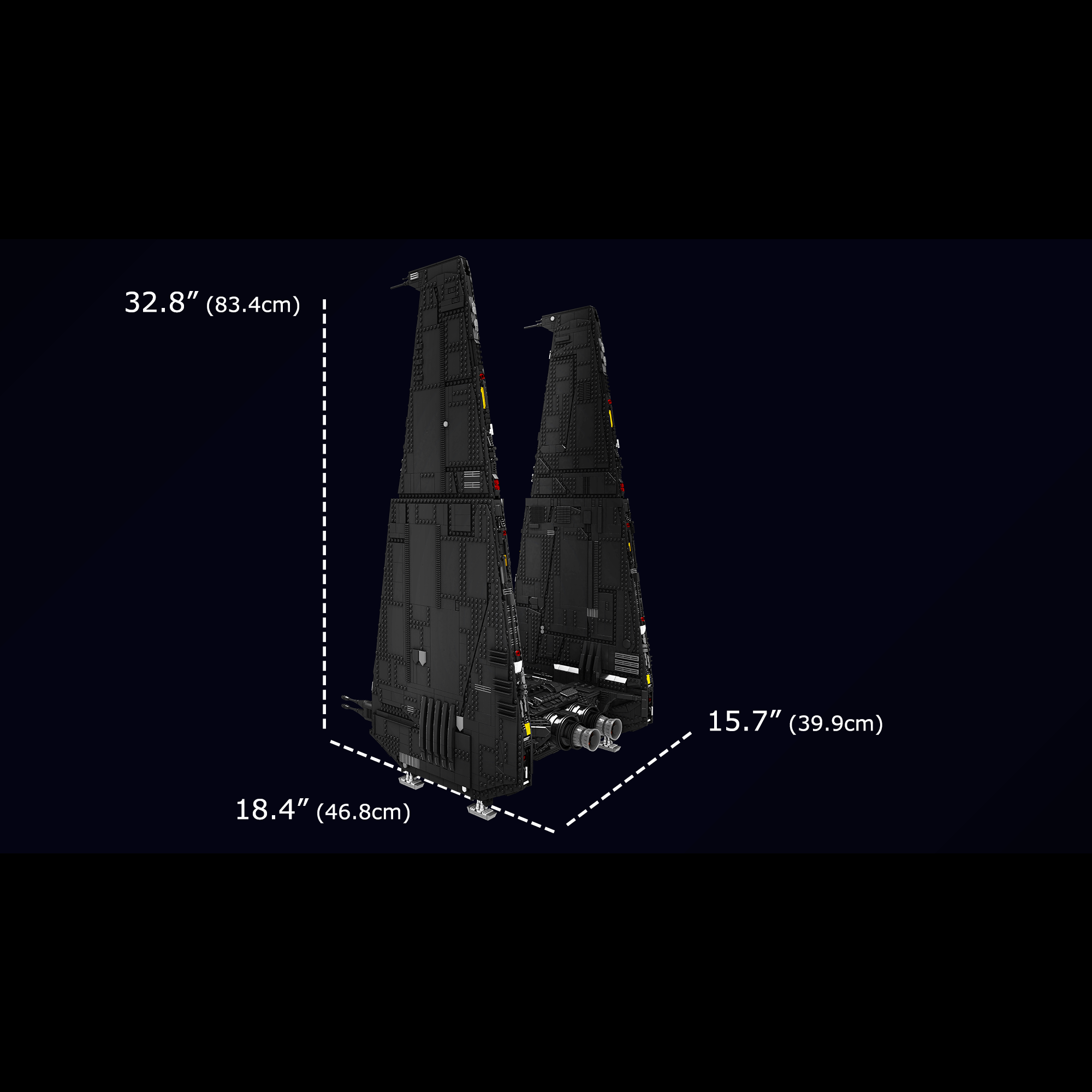 Mould King 21011 Upsilon Command Shuttle Building Set | 6,860 PCS