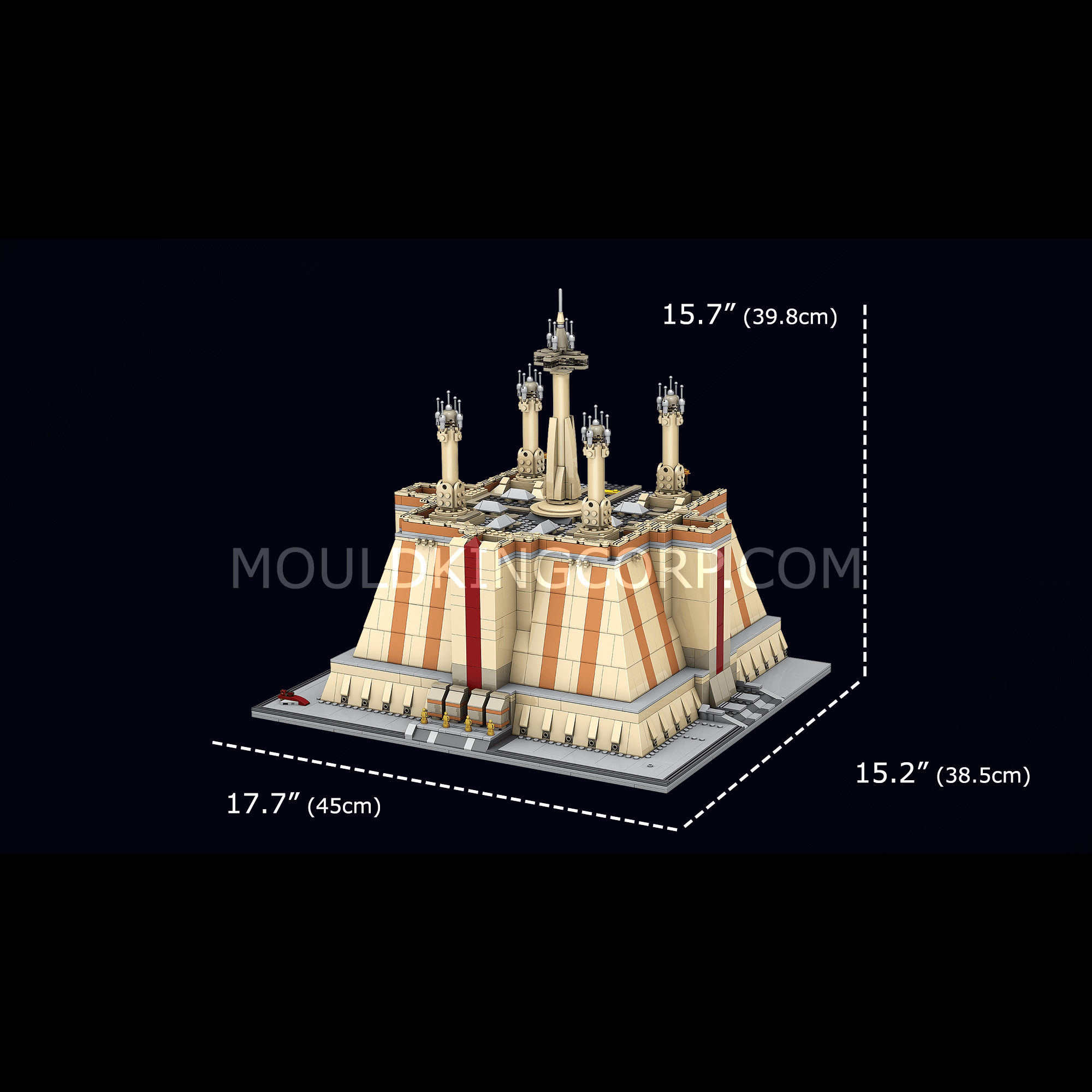 Mould King 21036 Temple Building Set – 3,745 Pieces