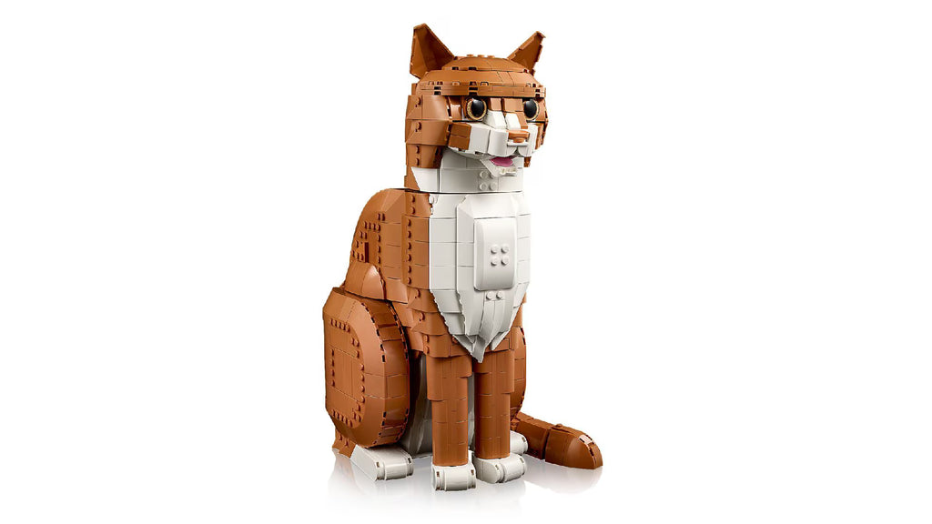 LEGO Ideas Orange Cat Building Set for Adults 1755 Pieces