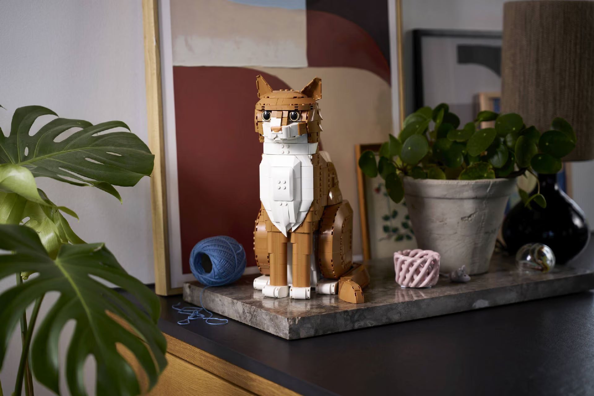 LEGO Ideas Orange Cat Building Set for Adults 1755 Pieces