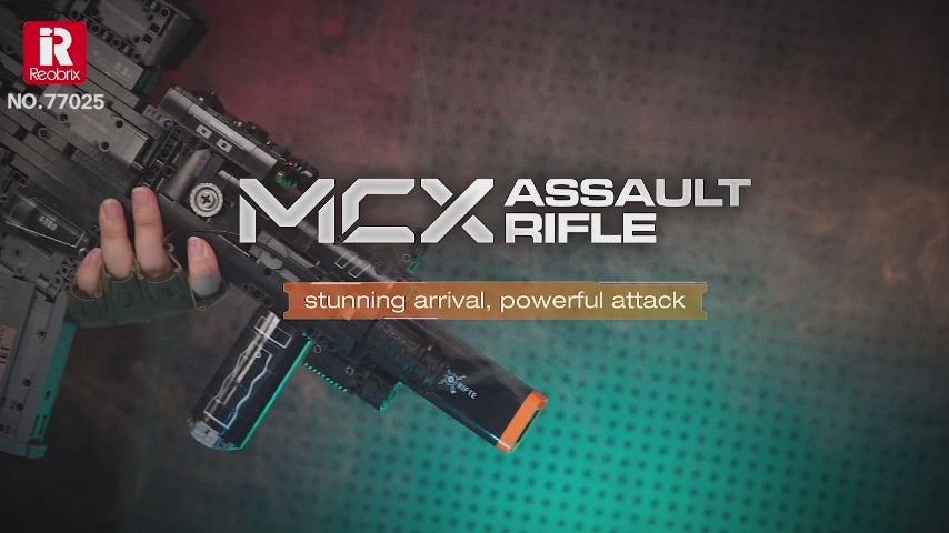 Reobrix - MCX Assault Rifle Military ABS Plastic Set - 77025