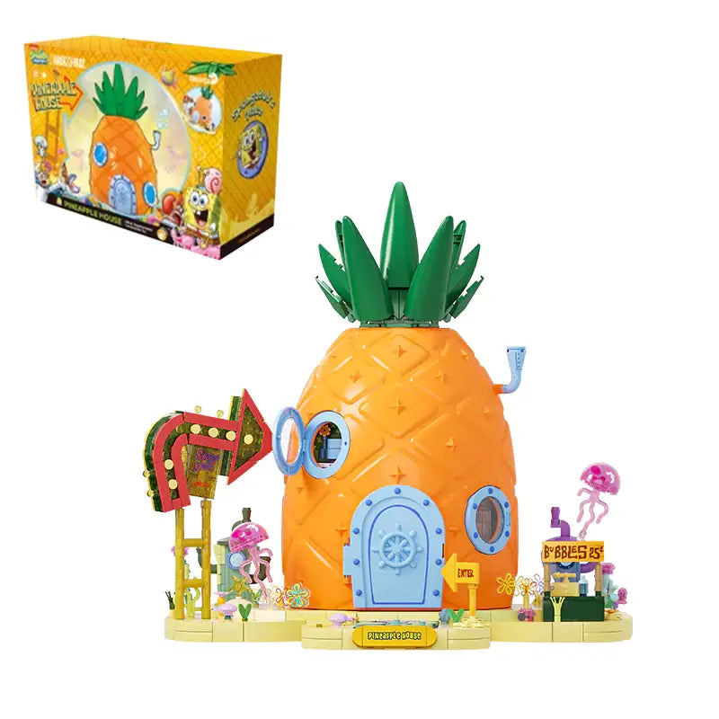AREA-X SpongeBob SquarePants Pineapple House Building Set 2313 Pieces