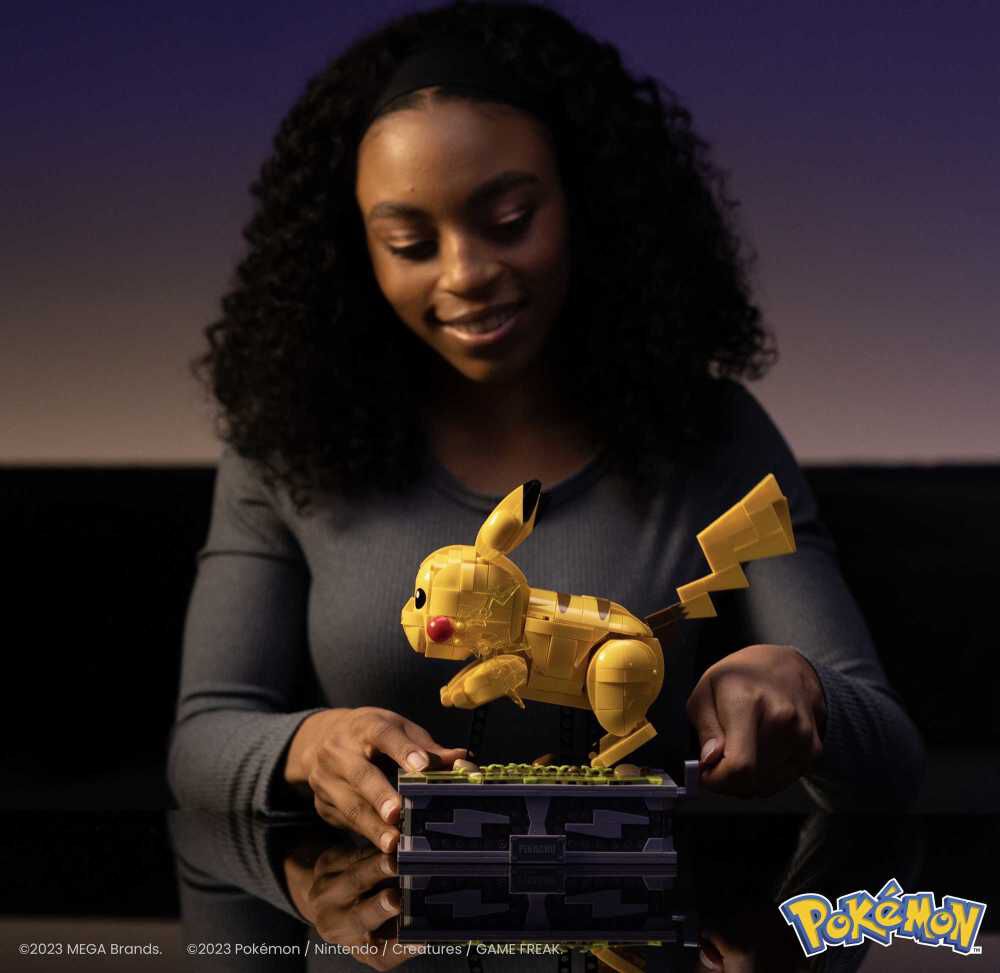 MEGA Pokemon Motion Pikachu Fully Mechanized Animated Building Toy Set