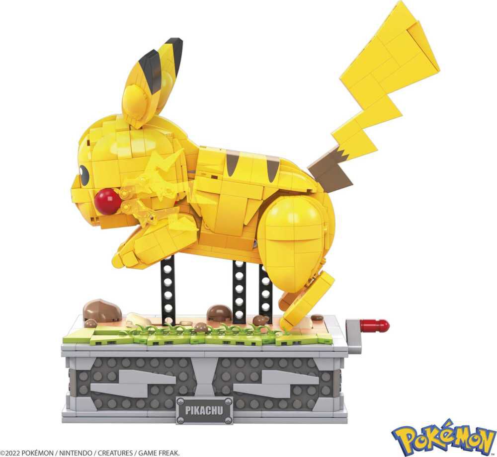 MEGA Pokemon Motion Pikachu Fully Mechanized Animated Building Toy Set