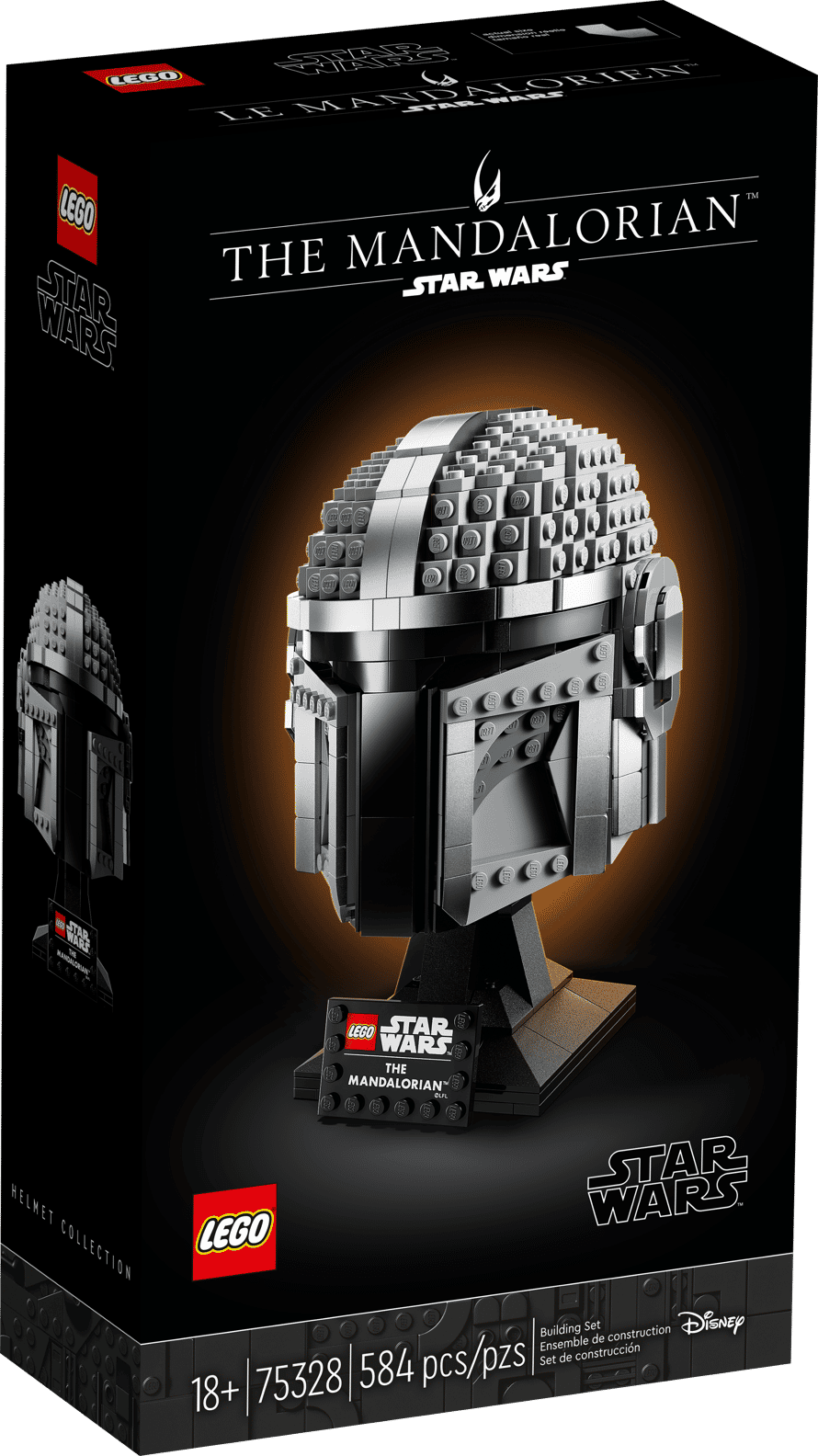LEGO® The Mandalorian™ Helmet 584-Piece Build