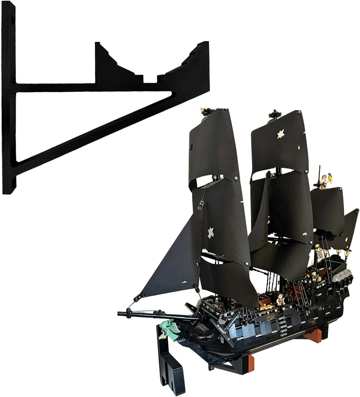 Wall Mount for LEGO Icons Captain Jack Sparrow's Pirate Ship 10365